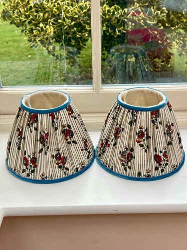 A pair of Antoinette Poisson lampshades