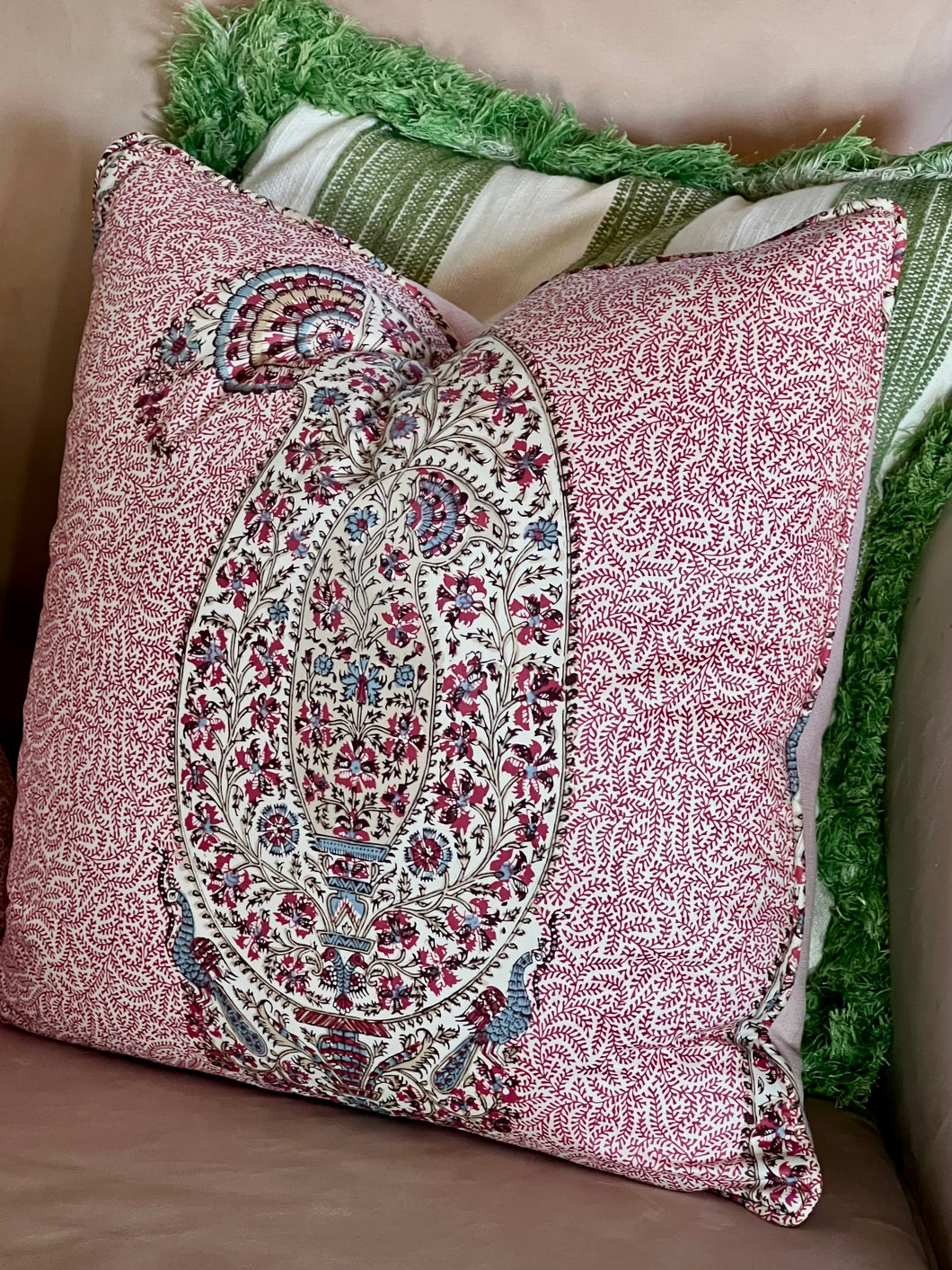 Soane paisley cushion