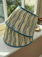 Load image into Gallery viewer, Soane scrolling fern linen lampshade 12”