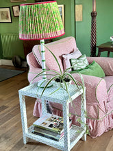 Load image into Gallery viewer, Pretty handpainted side table in moss green