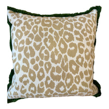 Load image into Gallery viewer, Schumacher leopard cushion 20”