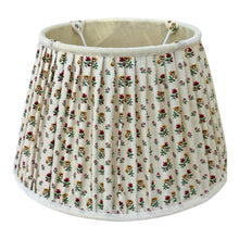 Load image into Gallery viewer, Pretty floral linen lampshade 12”
