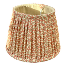 Load image into Gallery viewer, Coral linen lampshade 8”