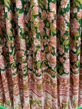 Load image into Gallery viewer, Vintage silk sari lampshade 16”